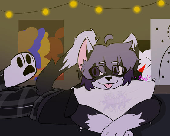 Milo OC lounging around~ Milo OC lounging around~